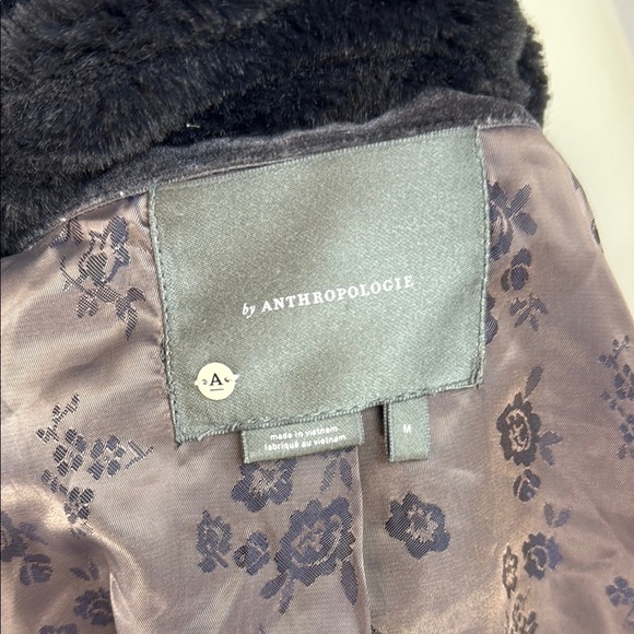 Anthropologie Natasha Full Zipper Faux-Fur Cozy Casual Winter Jacket Size M - Picture 12 of 13
